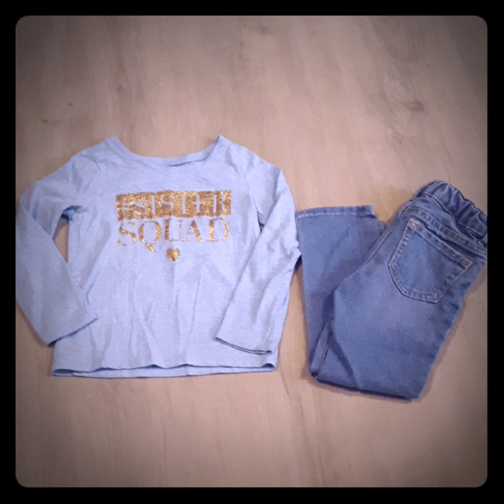 The Children's Place Girl's Set With Jeans